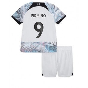Liverpool Roberto Firmino #9 babykläder Bortatröja barn 2022-23 Korta ärmar (+ Korta byxor)